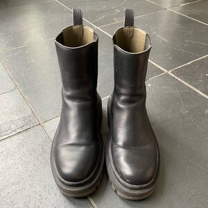 Zara Black Ankle Boots - size 36 (US 6)